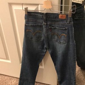 Levi jeans ladies boot cut 524 too superlow